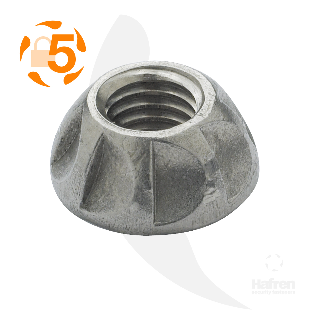 M5 A2 Stainless Steel Kinmar®  Permanent Nut