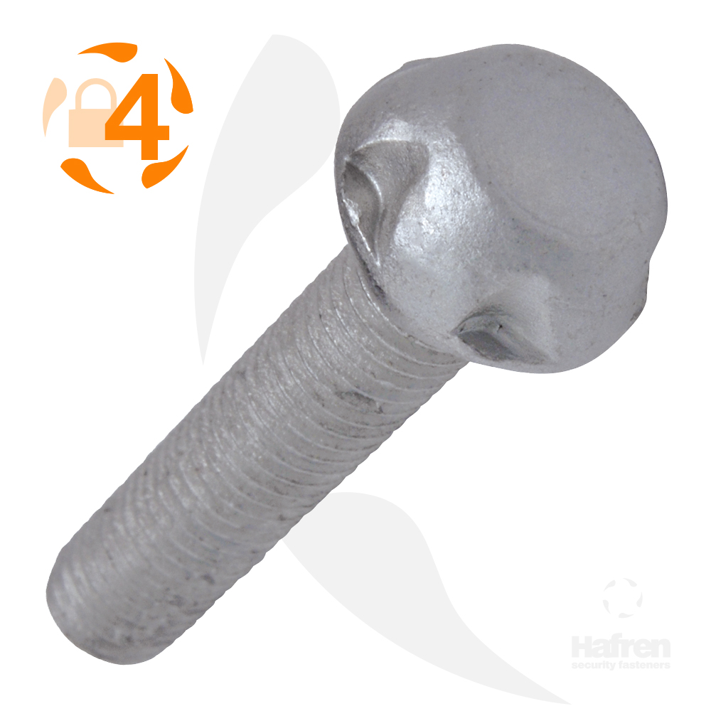 M8 x 25mm Case Hardened Steel Geomet® Kinmar® Removable Bolt