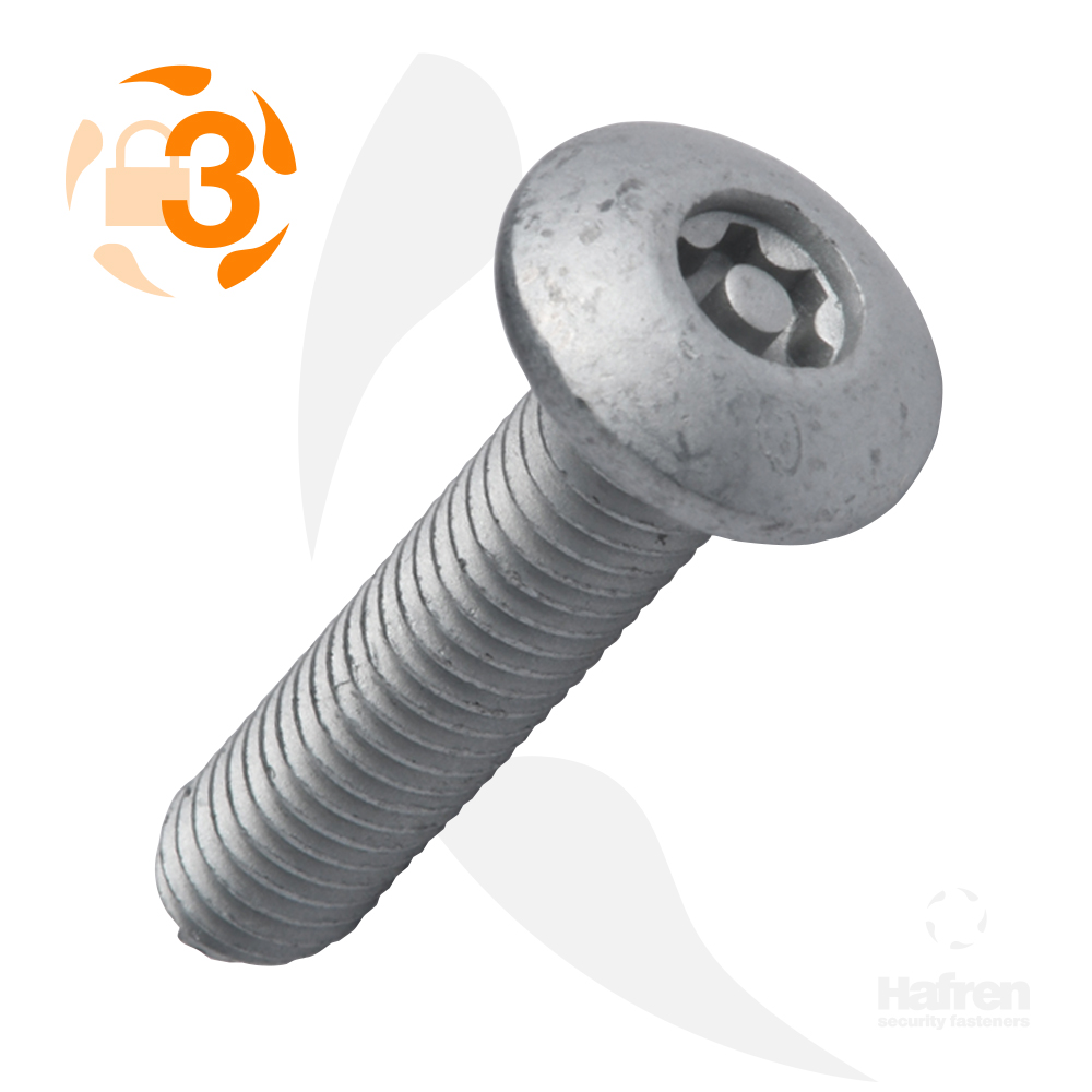 M8 x 35mm Button Head Case Hardened Steel Geomet® 500 B Thread Forming Screw